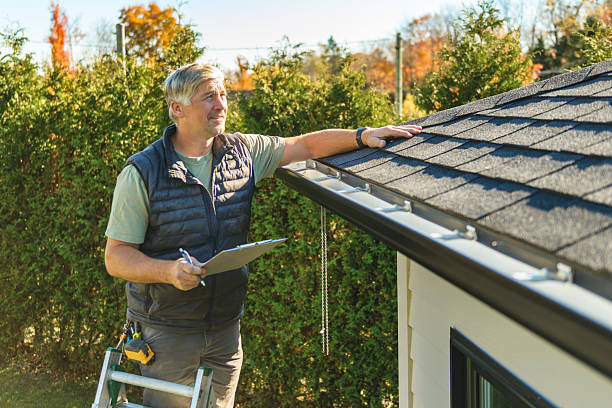 Professional Hail Damage Roof Repair technician working in Bennington, NE